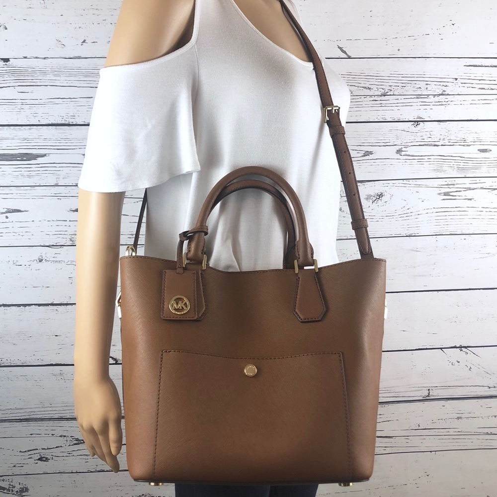 Michael Kors Leather Large Grab Bag
